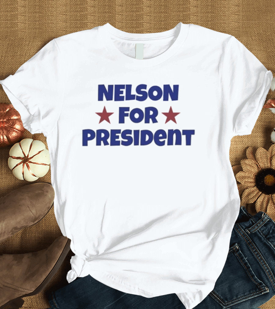 Nelson For President Stars Neumann Campaign T-Shirt