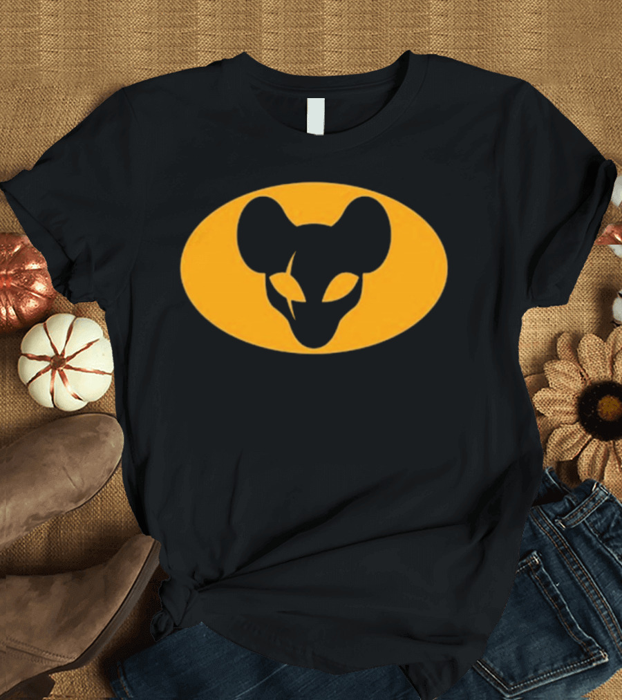 Mythical Sausage Ratman Bat-Inspired Emblem T-Shirt