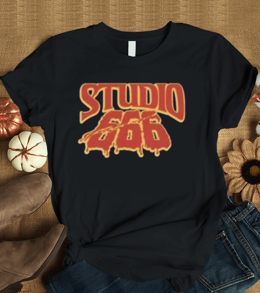 Studio 666 Foo Fighters Iconic Dripping Horror Text T-Shirt