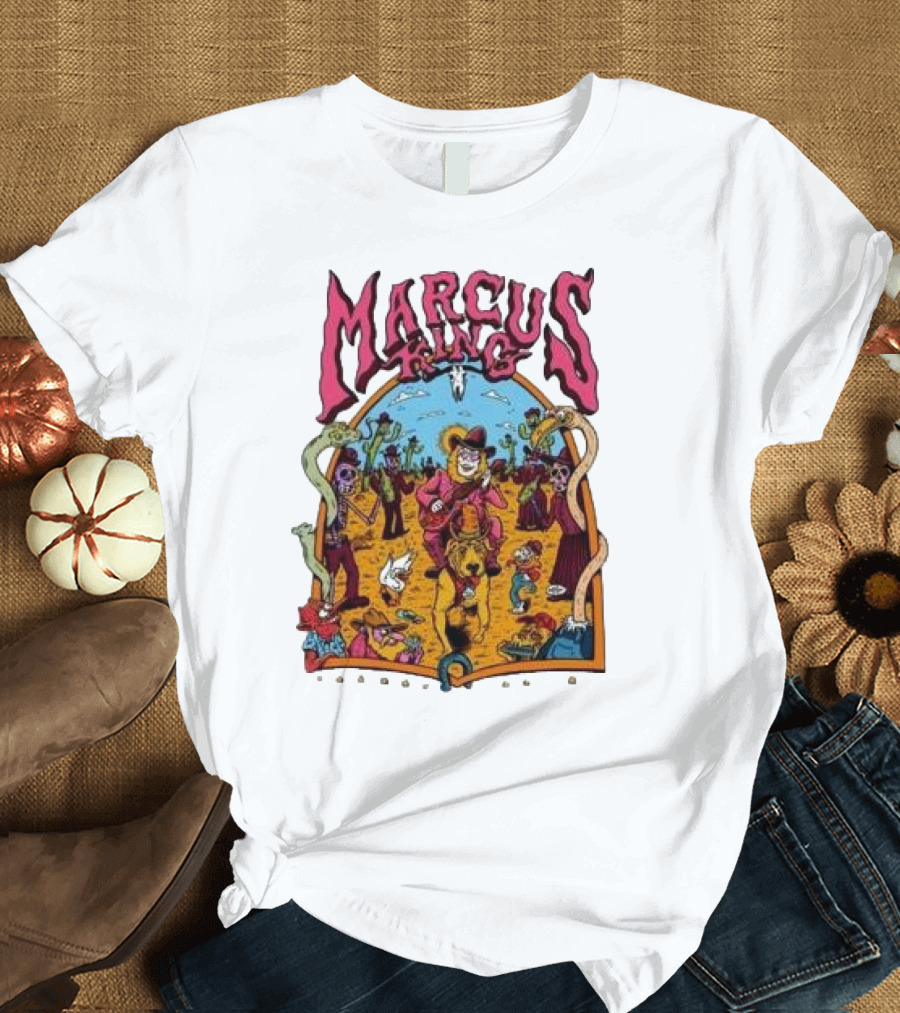 Marcus King Wild West Adventure with Cowboys and Skeletons T-Shirt