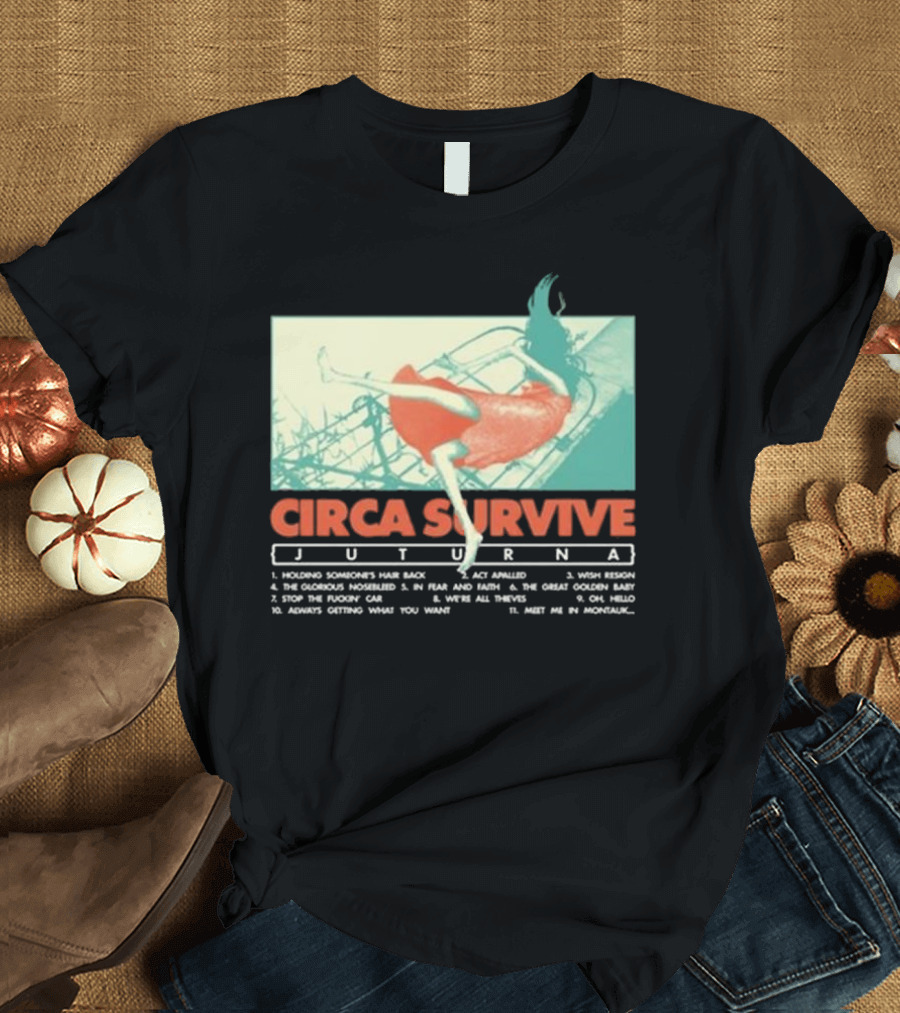 Circa Survive Juturna Album Artwork with Full Tracklist T-Shirt
