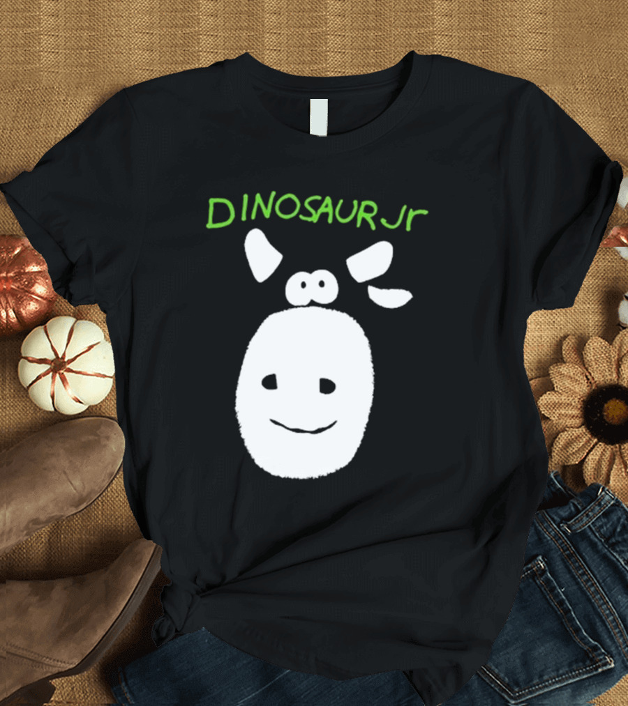 Dinosaur Jr. Cow Gorilla 2024 Smiling Face T-Shirt