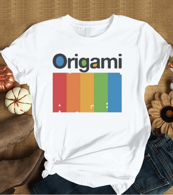 T-Shirt: Origami Spectrum Rainbow Blocks T-Shirt Origami Spectrum Rainbow Blocks T-Shirt