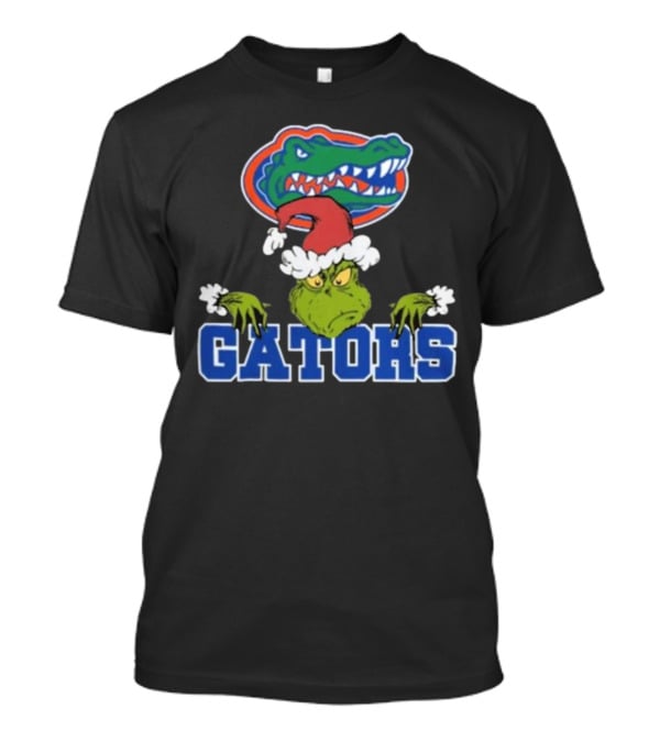Florida Gators Grinch Christmas Football T-Shirt