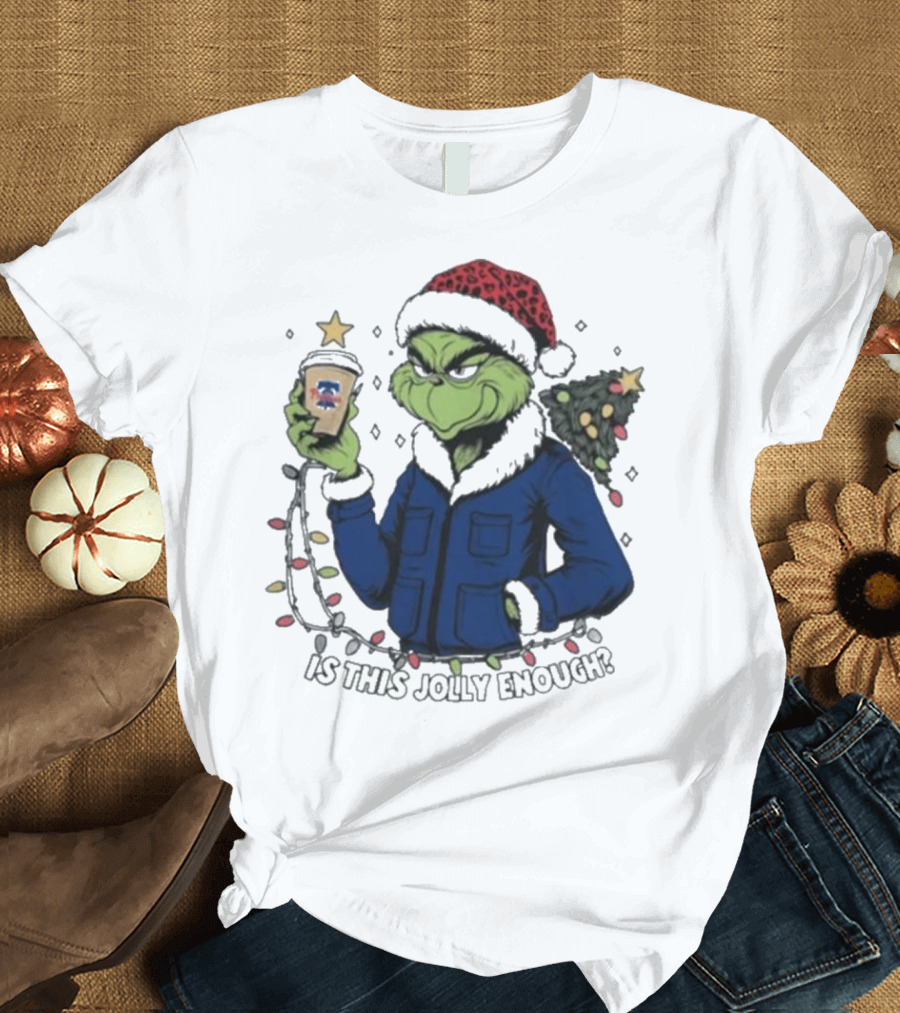 Philadelphia Phillies Grinch Is This Jolly Enough Merry Christmas T-Shirt