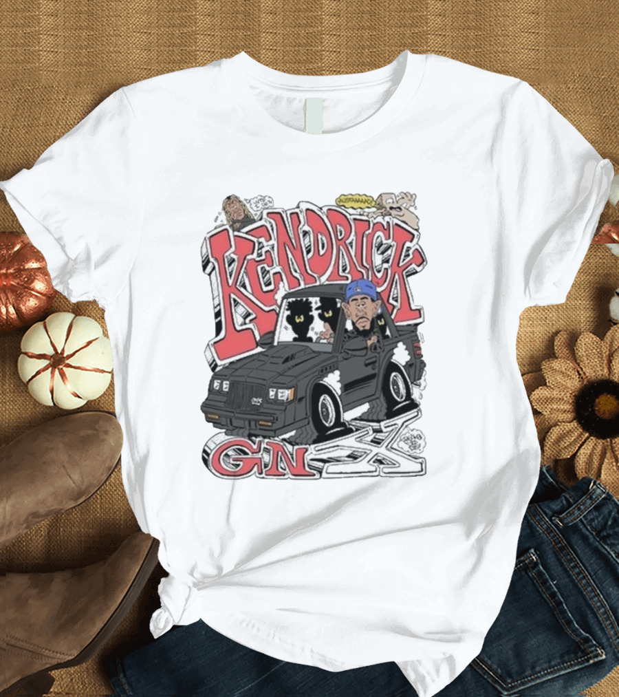 Kendrick GNX Freakorico Cartoon Car T-Shirt