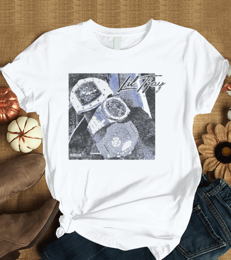 Lil Tjay Took A While Album Cover Watches T-Shirt