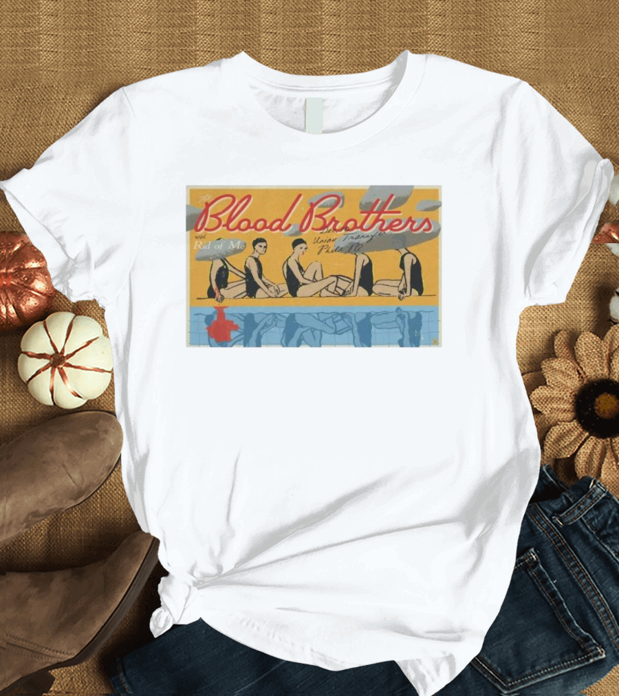 The Blood Brothers with Red of Me Union Transfer Philadelphia Dec 10 T-Shirt