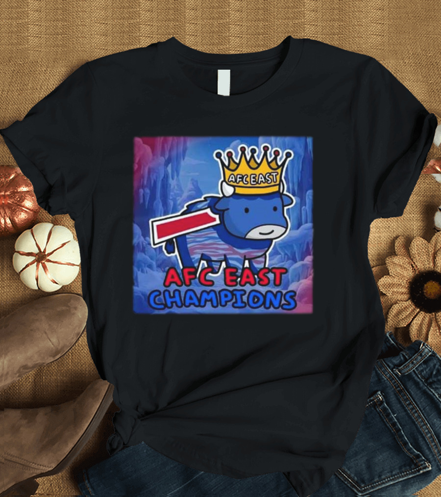 The Buffalo Bills 2024 AFC East Champions CornDoggyLOL AFC East Champions T-Shirt