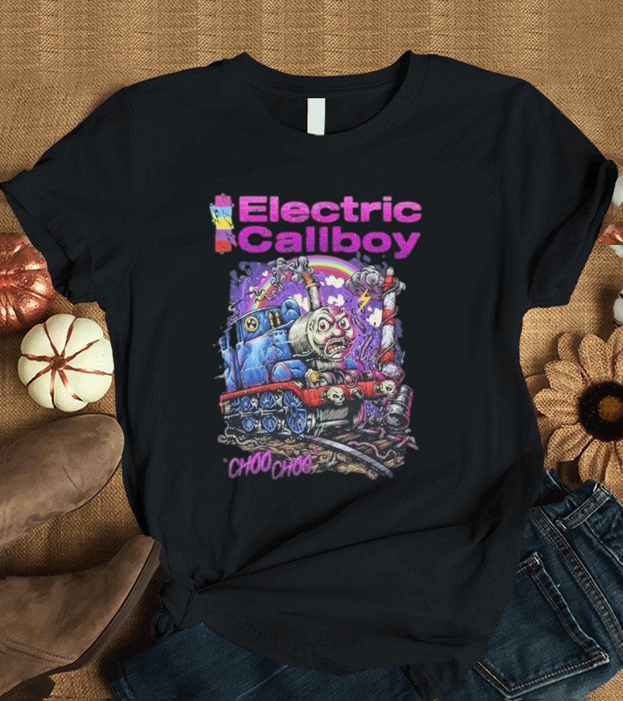 Electric Callboy Colorful Train Madness Choo Choo T-Shirt