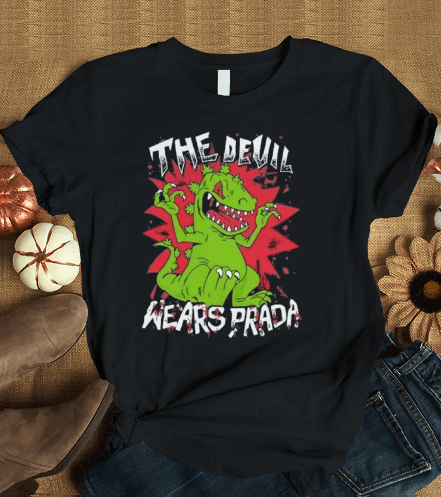 The Devil Wears Prada Reptar Rugrats Crossover T-Shirt