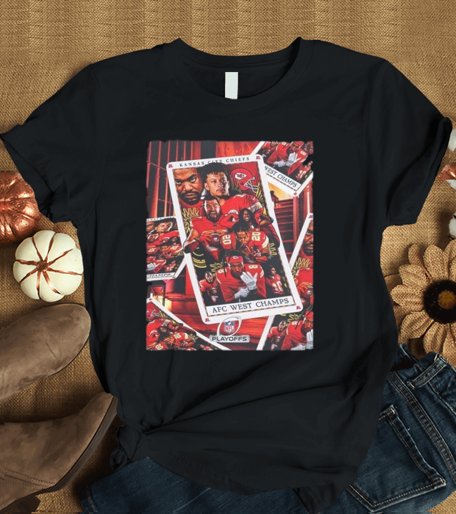 Kansas City Chiefs AFC West Champs NFL Playoffs T-Shirt