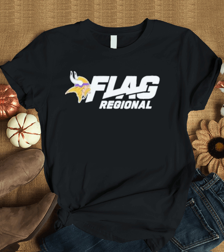 Minnesota Vikings Flag Regional Tournaments 2025 NFL T-Shirt