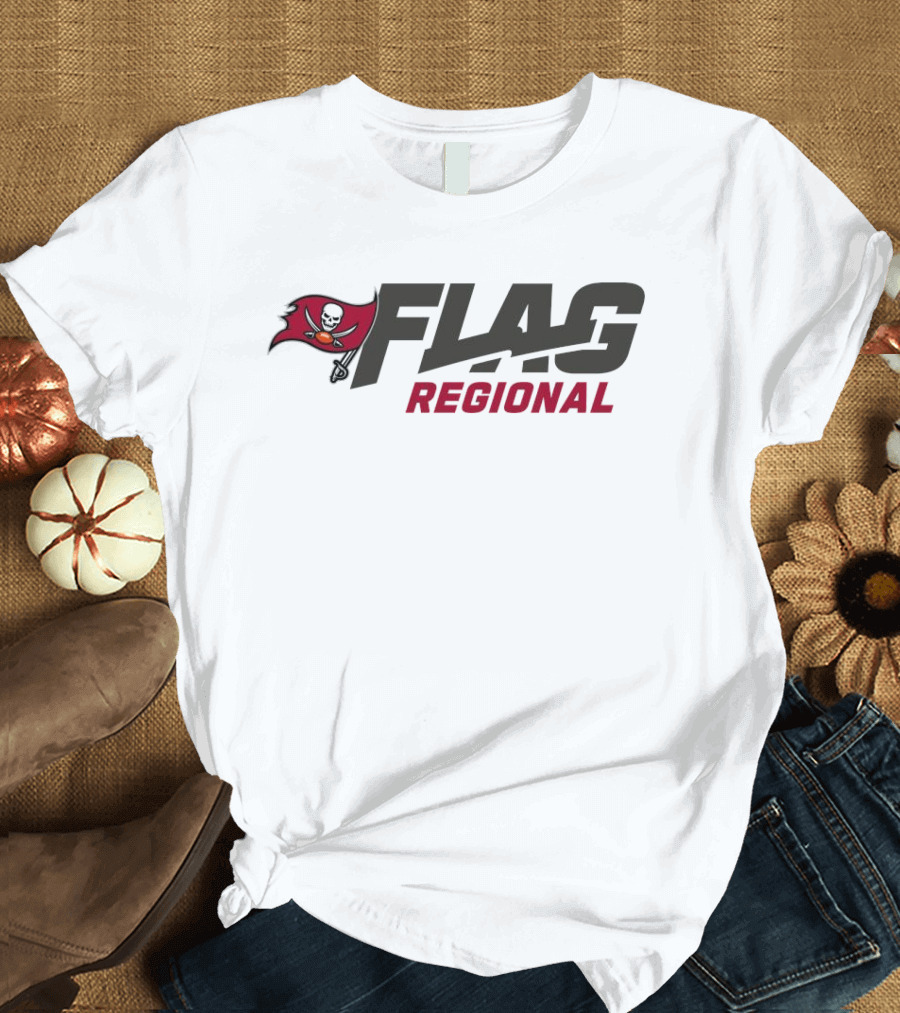 Tampa Bay Buccaneers Flag Regional Tournament NFL 2025 T-Shirt