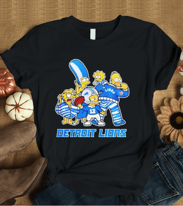 T-Shirt: Detroit Lions 2024 25 Simpsons Funday Football Family T-Shirt Detroit Lions 2024 25 Simpsons Funday Football Family T-Shirt