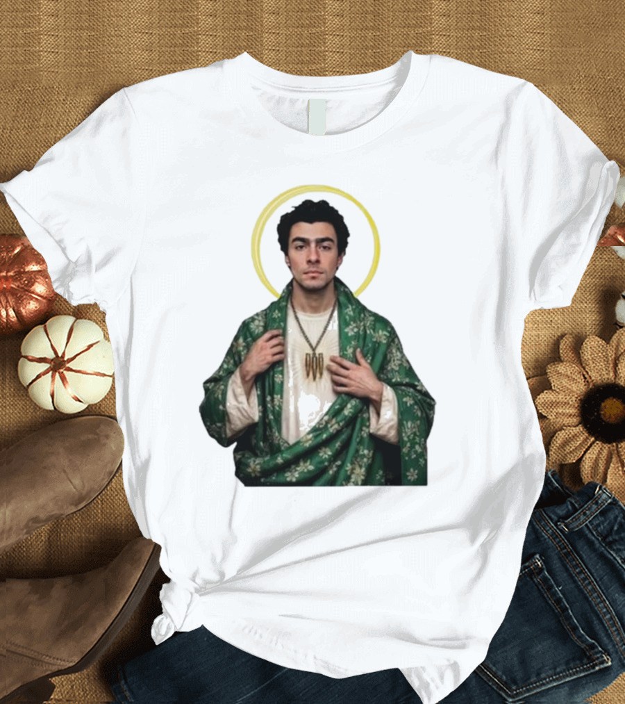 Luigi Mansion Nicola Holy Icon Green Robe T-Shirt