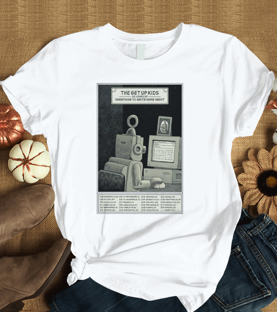 The Get Up Kids Something to Write Home About 25 Years Tour 2025 Dates and Locations T-Shirt