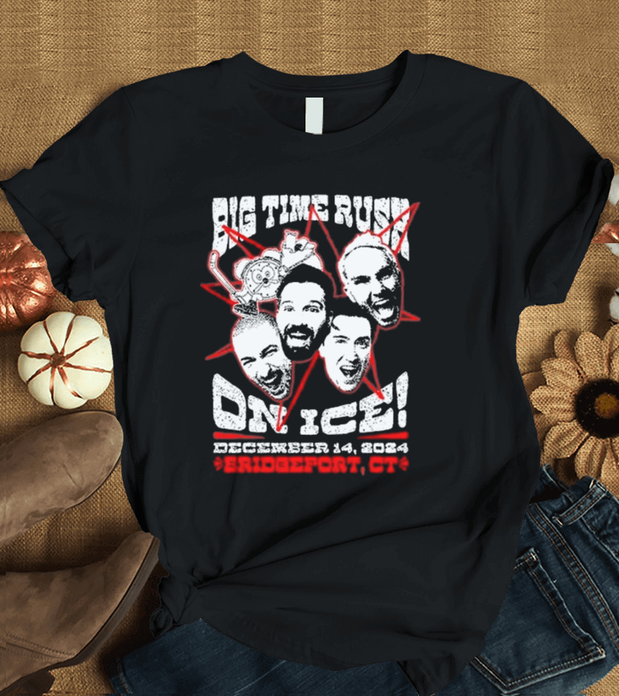 Big Time Rush On Ice December 14 2024 Bridgeport CT Tour T-Shirt
