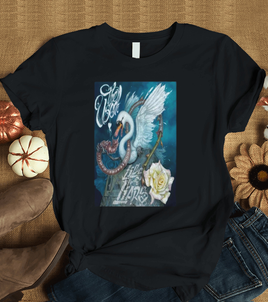 The Used 25 Year Anniversary Tour Lies for the Liars Swan and Rose T-Shirt