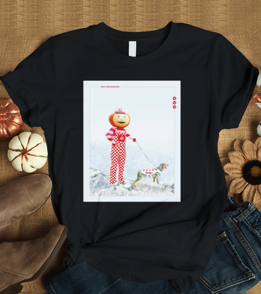 Ohio State Buckeyes Brutus Leads Smokey Over Tennessee Vols Victory T-Shirt