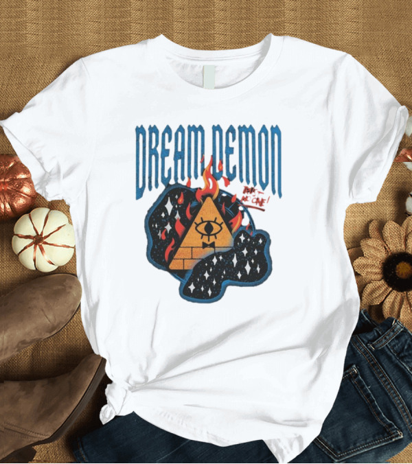 T-Shirt: Dream Demon Trust No One Fiery Illuminati Eye Pyramid in Stars T-Shirt Dream Demon Trust No One Fiery Illuminati Eye Pyramid in Stars T-Shirt