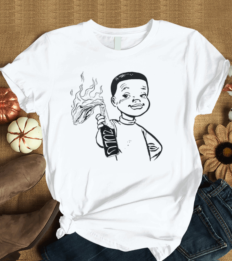 Blackpowerviolence Zulu Flame One Way Or Another T-Shirt