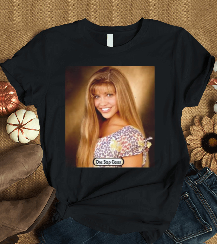 One Step Closer Danielle Fishel Long Hair Floral Dress 90s Nostalgia T-Shirt