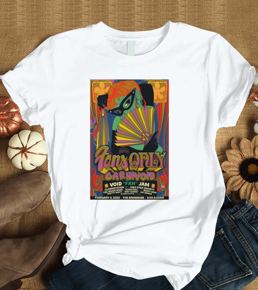 Fans Only Carnivoid Void Fan Jam New Orleans LA February 8 2025 T-Shirt