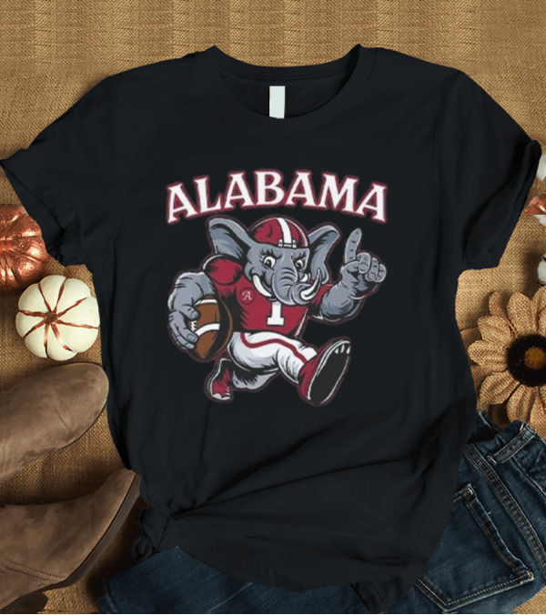 T-Shirt: Alabama Crimson Tide Big Al Football Mascot T-Shirt Alabama Crimson Tide Big Al Football Mascot T-Shirt