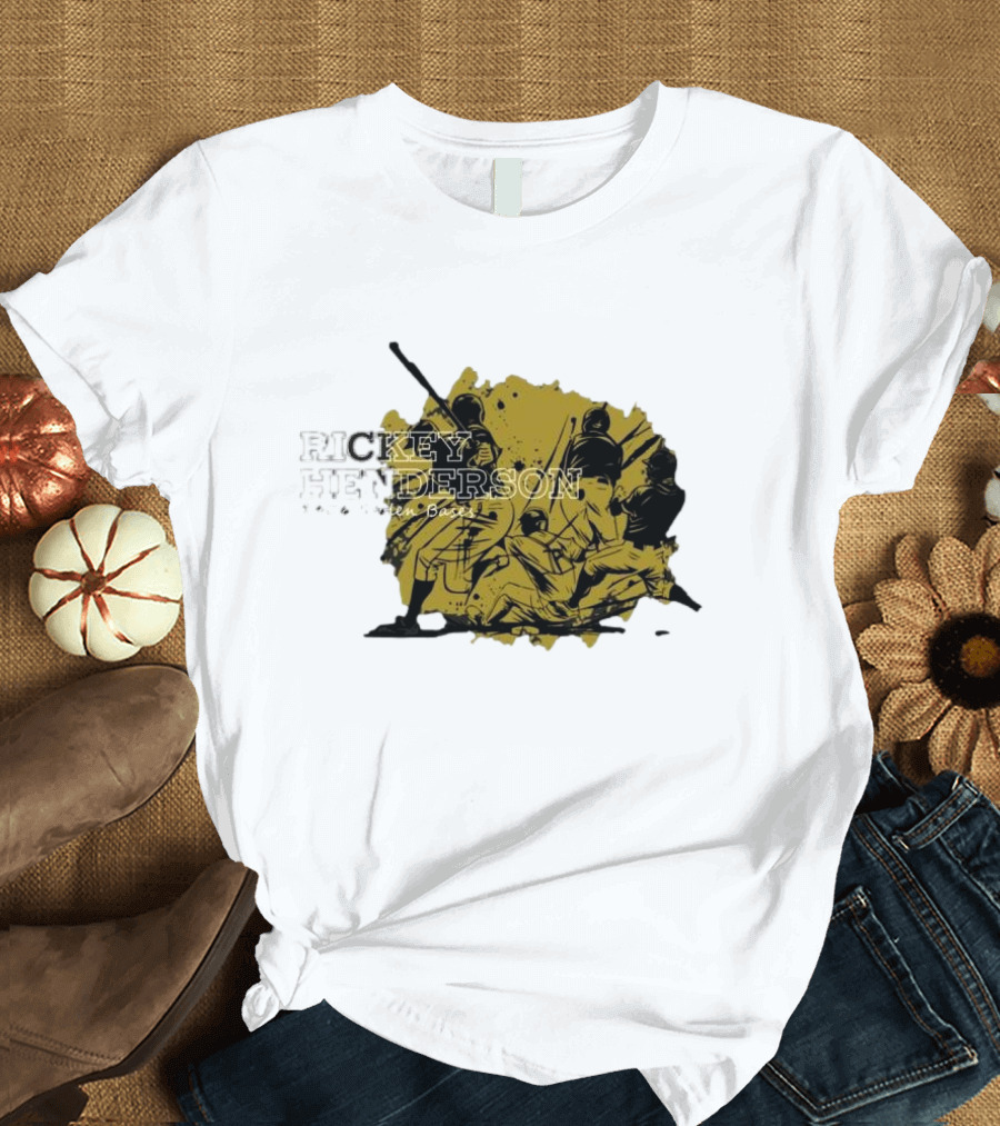 RICKEY HENDERSON 1406 STOLEN BASE T-Shirt
