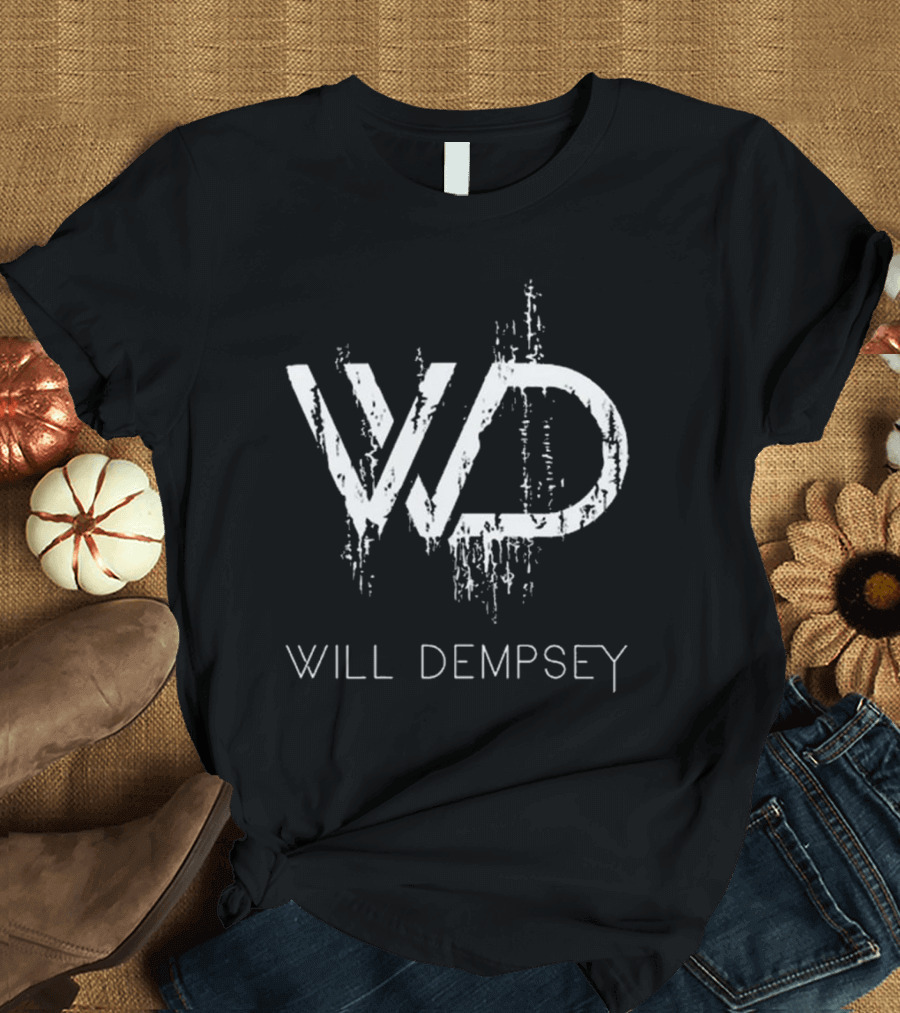 Will Dempsey WD Distressed Shorthand Emblem T-Shirt