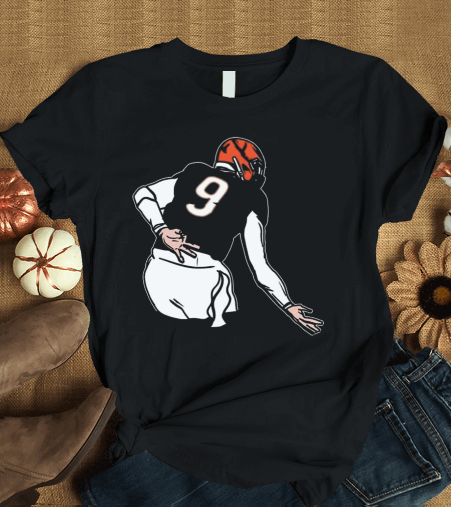 Joe Griddy Joe Burrow Number 9 Cincinnati Bengals Football T-Shirt