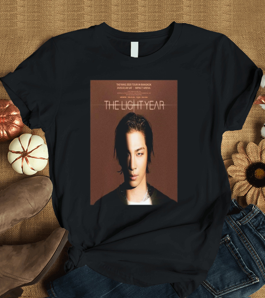 Taeyang 2025 Tour in Bangkok The Light Year February 8 Impact Arena T-Shirt