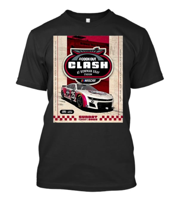 Cook Out Clash NASCAR February 2 2025 Bowman Gray Stadium Winston-Salem North Carolina T-Shirt