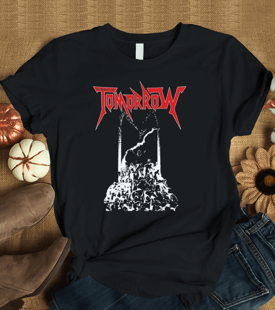 Hurry Up Tomorrow Heavy Metal Gothic Architecture Crowd T-Shirt