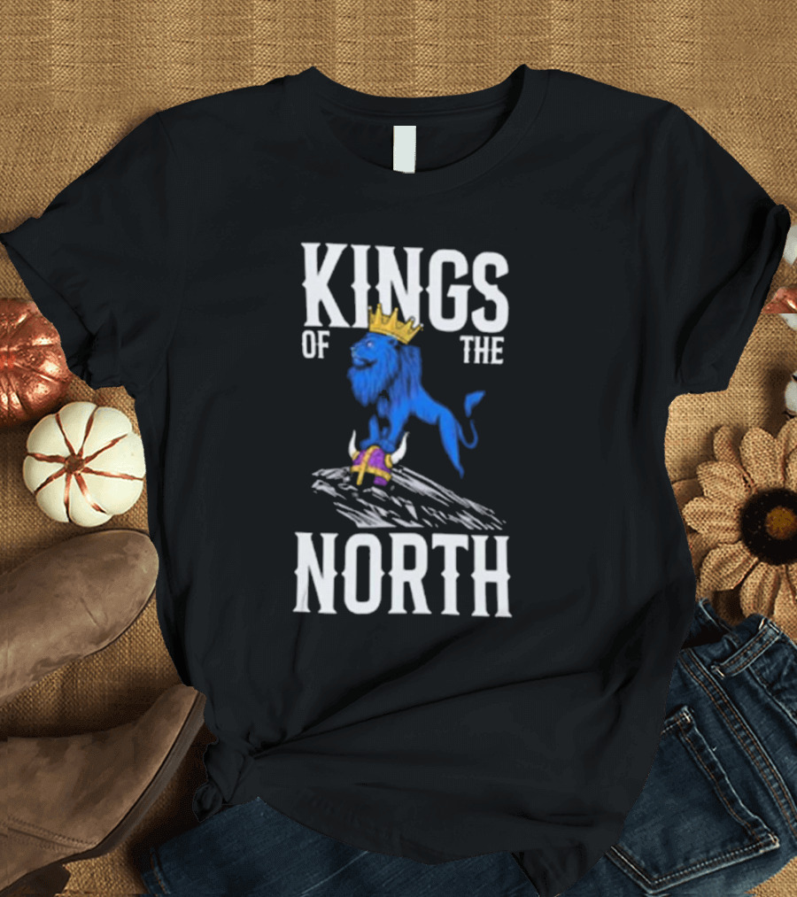 Detroit Lions Kings Of The North Champs 2025 T-Shirt