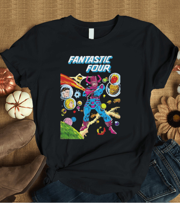 T-Shirt: Fantastic Four Galactus Cosmic Adventure Comic T-Shirt Fantastic Four Galactus Cosmic Adventure Comic T-Shirt