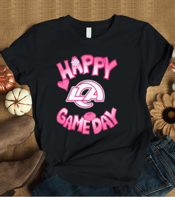 T-Shirt: Valentineās Day Los Angeles Rams Happy Gameday 2025 LARams Football Love T-Shirt Valentineās Day Los Angeles Rams Happy Gameday 2025 LARams Football Love T-Shirt