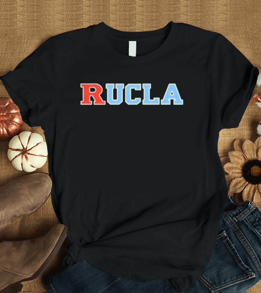 RUCLA Myles Johnson Apparel with Red and Blue Varsity Letters T-Shirt