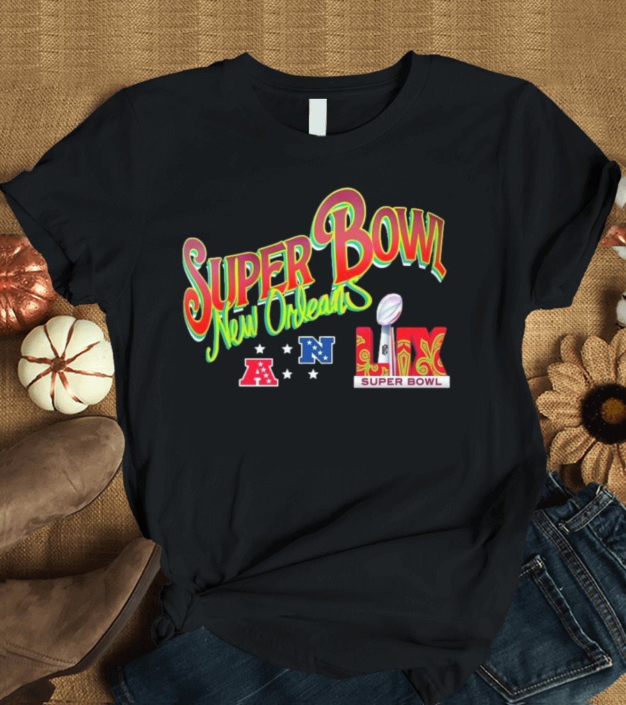 Super Bowl New Orleans LIV NFC Vs AFC Football 2025 T-Shirt