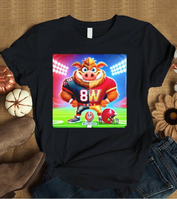 T-Shirt: NFL Wildcard 8W Washington Commanders vs 88 Tampa Bay Buccaneers T-Shirt NFL Wildcard 8W Washington Commanders vs 88 Tampa Bay Buccaneers T-Shirt