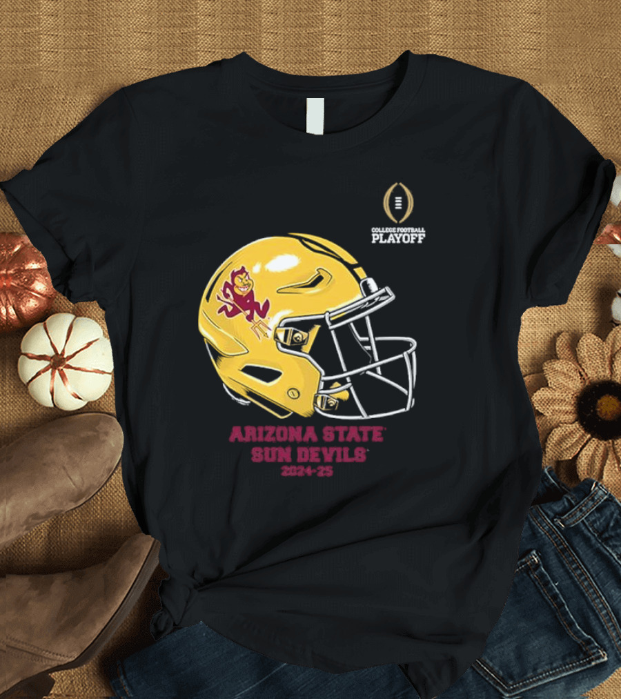 College Football Playoff 2024-25 Arizona State Sun Devils Helmet T-Shirt