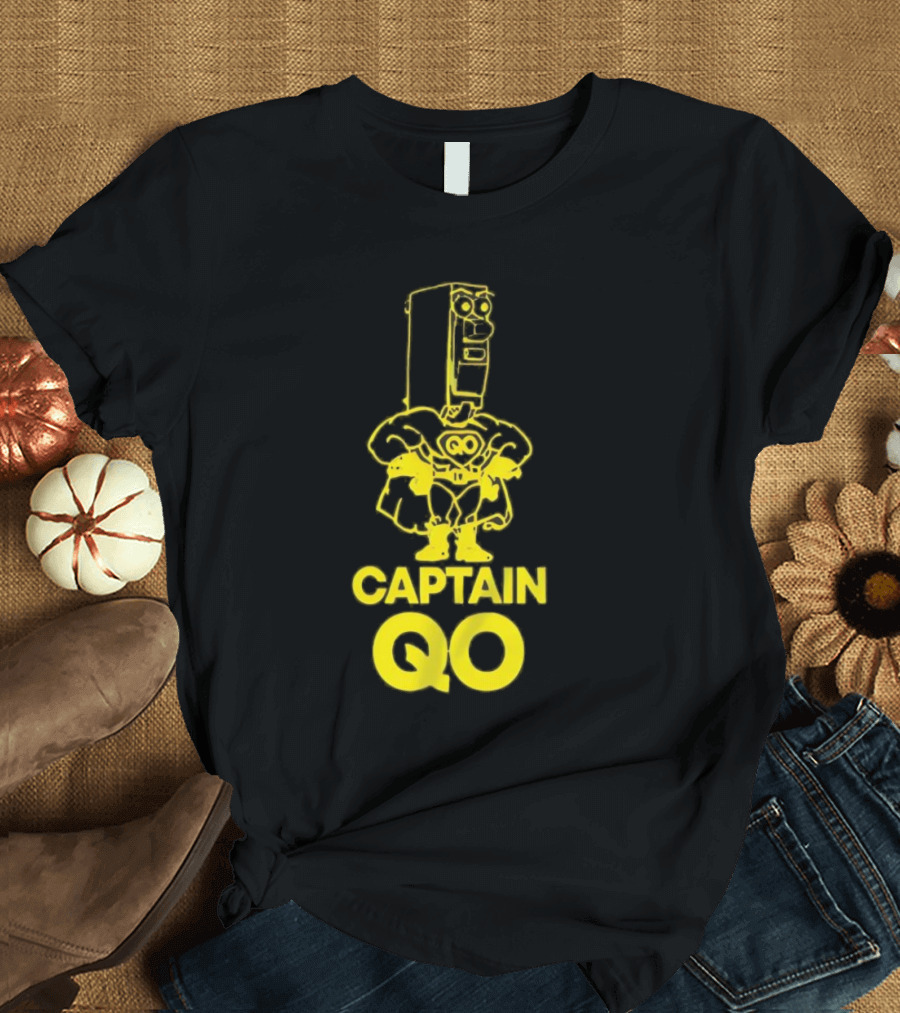 Captain QO Superhero The Big Bang Theory Comic T-Shirt