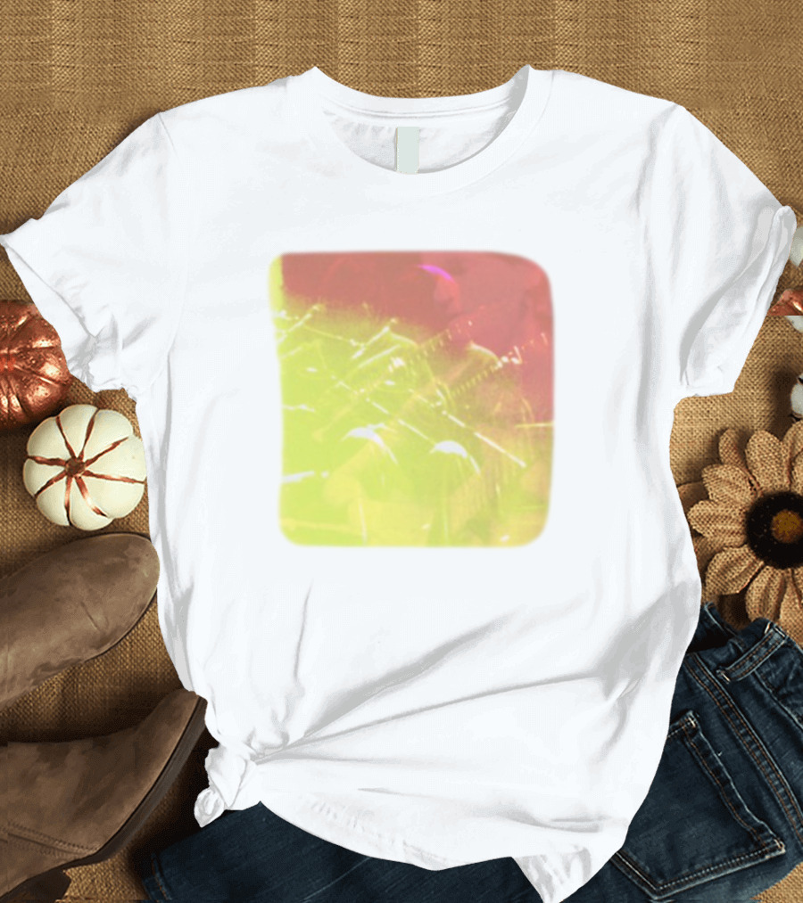 Big Thief Live At Revolution Hal Multicolored Guitar Overlay T-Shirt