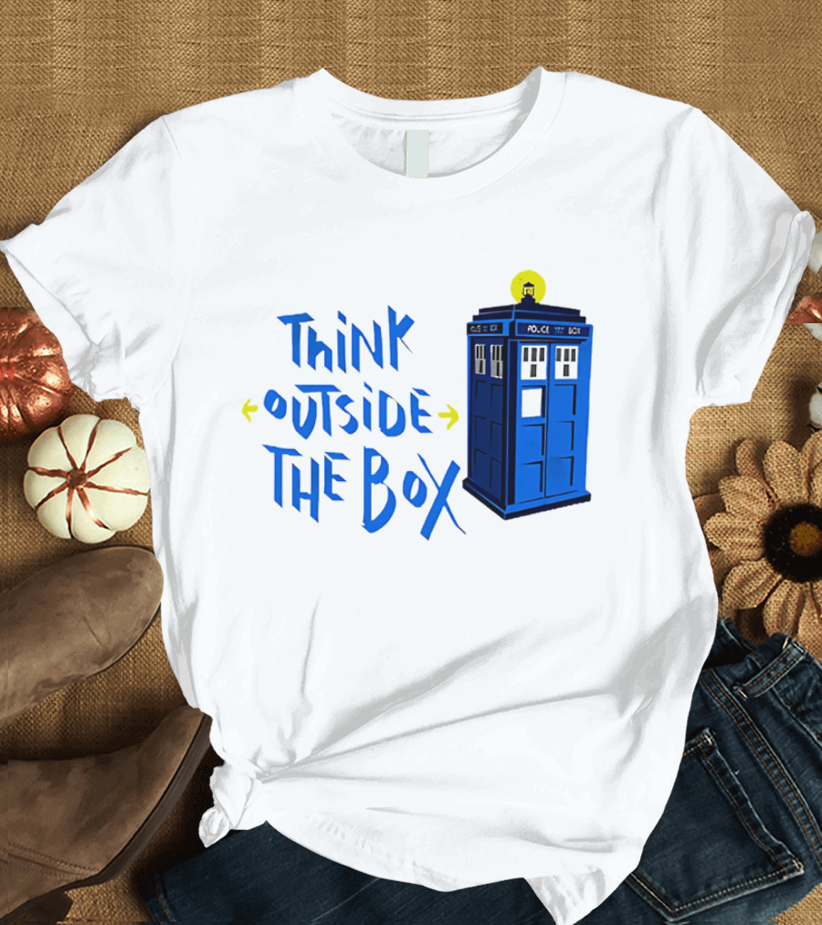 Think Outside the Box Doctor Who Tardis T-Shirt
