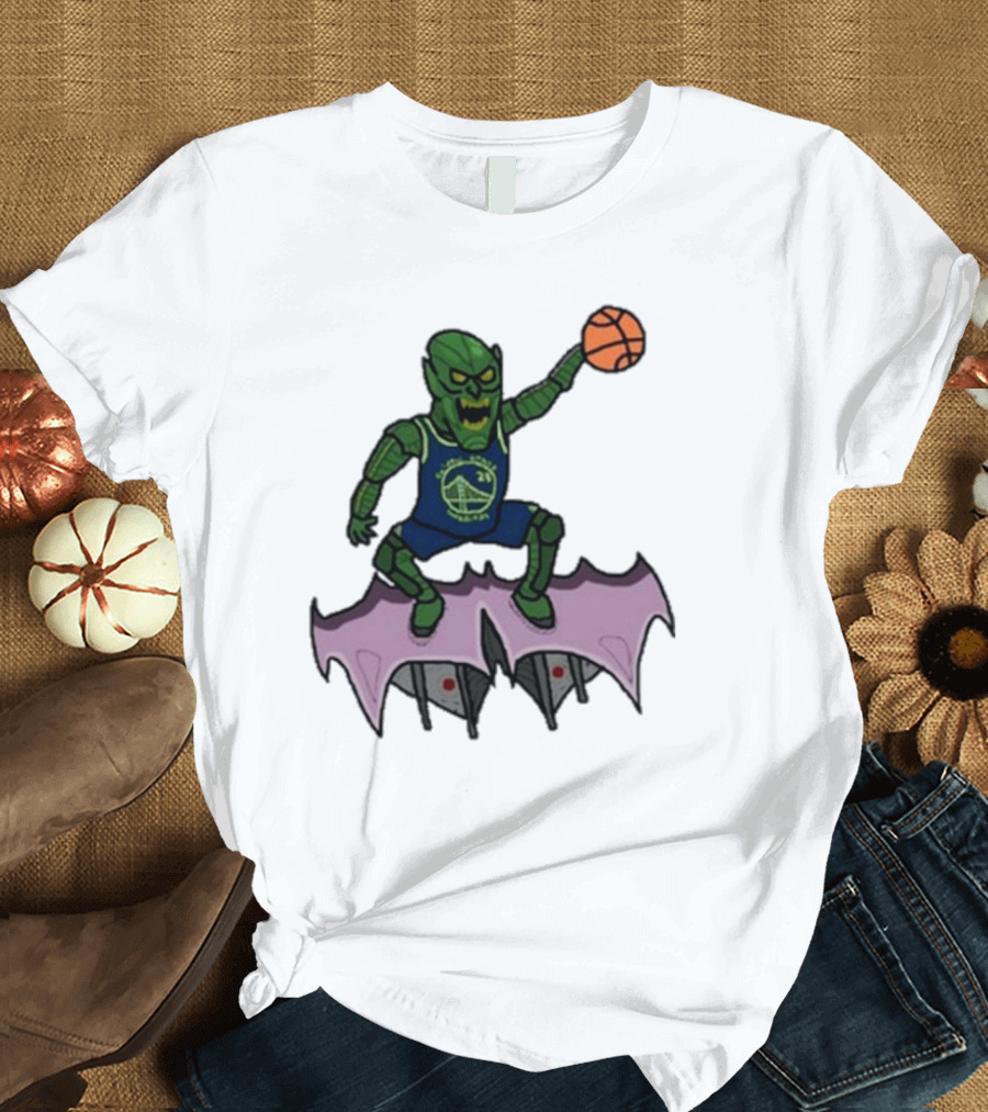 Golden State Warriors Draymond Green Goblin Basketball Crossover T-Shirt