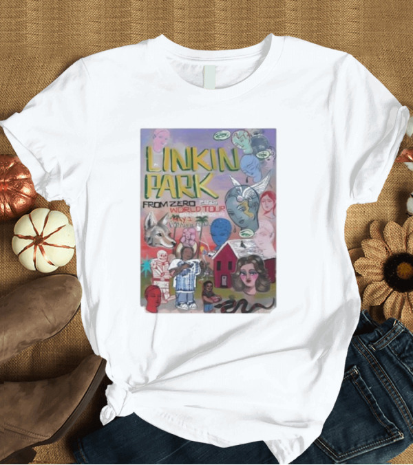 T-Shirt: Linkin Park From Zero 2025 World Tour Van Andel Arena Grand Rapids MI May 1st Sofia Enriquez T-Shirt Linkin Park From Zero 2025 World Tour Van Andel Arena Grand Rapids MI May 1st Sofia Enriquez T-Shirt