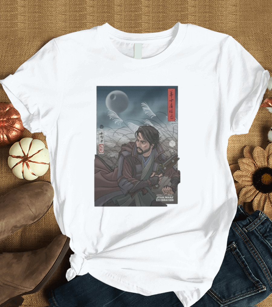 Japan 2025 Star Wars Celebration Cassian Andor Badge Art Final Reveal T-Shirt