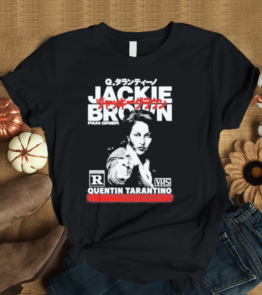 Q. タランティーノ Jackie Brown Pam Grier Quentin Tarantino VHS ジャッキー・ブラウン T-Shirt
