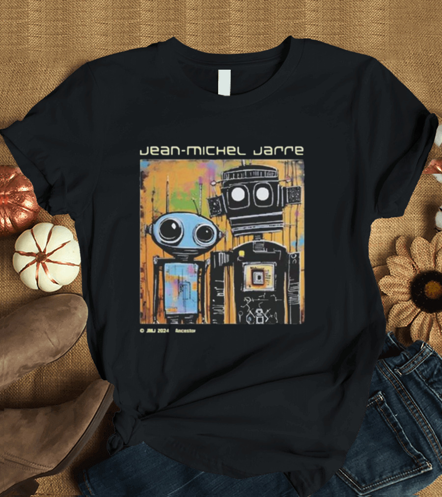 Jean-Michel Jarre Ancestor Two Robots Artwork T-Shirt